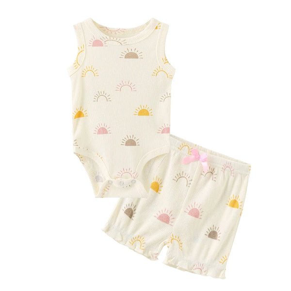 Little Florals Lounge & PJ Set for Baby Girls