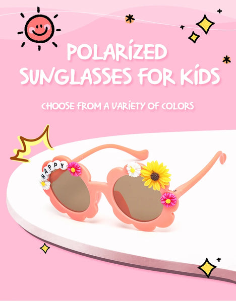 Come On Get Happy Sweet Polarized Sunglasses for Girls