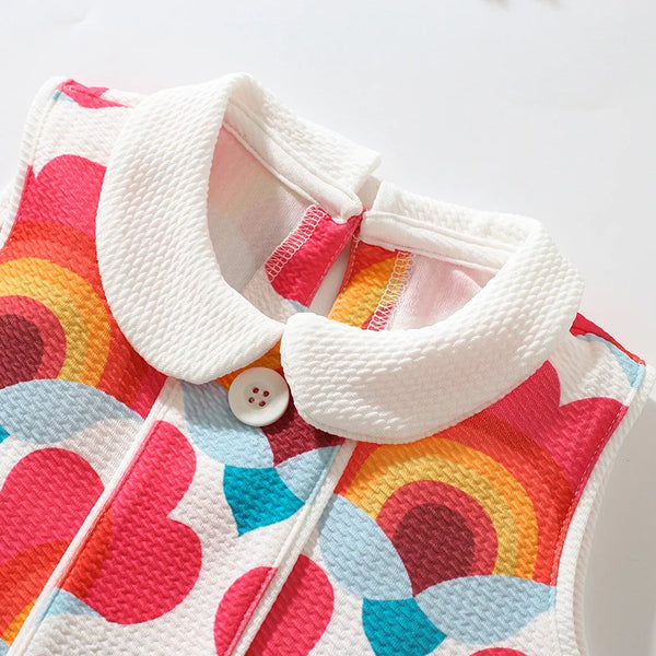 It's All Love Groovy Shift Dress for Little Girls