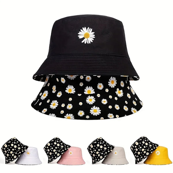 Daisy Reversible Bucket Hat for Girls & Women