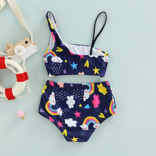 The Rainbow & Clouds 2-Piece for Little Girls