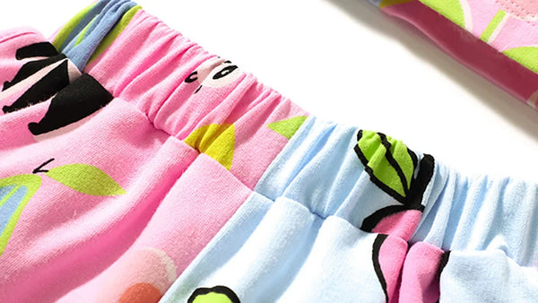 Cute Fruit Lounge & PJ Set for Little Girls