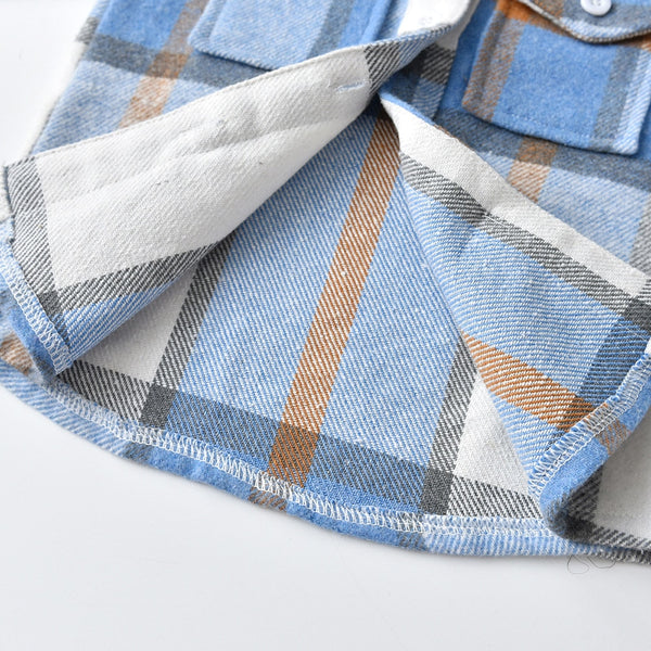Girls Classic Plaid Shacket for Babies, Toddlers, Girls & Tweens