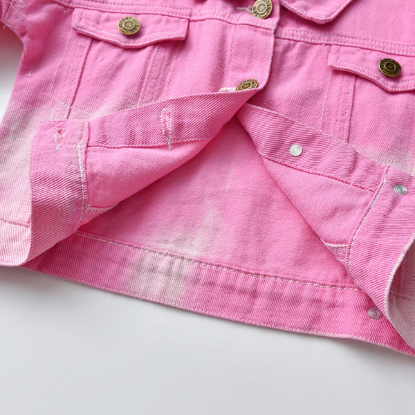 Girls' Dip-Dye Denim Jacket (for Baby, Girls, & Tweens)