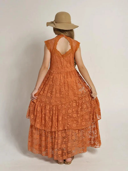 The Maggie Lace Sleeveless Maxi Dress