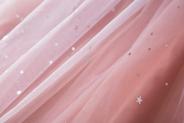 The Alex Flutter-Sleeve Tulle Dress