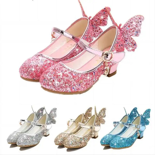 The Sparkly Butterfly Back Dress Shoes