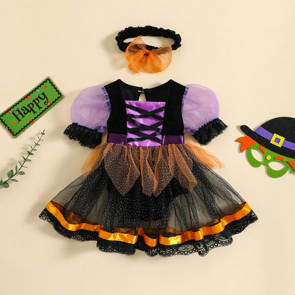 Sparkly Witch Costume for Baby Girls