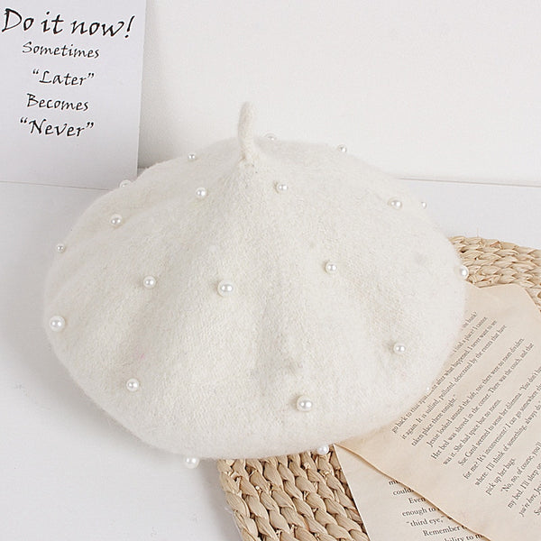 Pearl Beret for Little Girls
