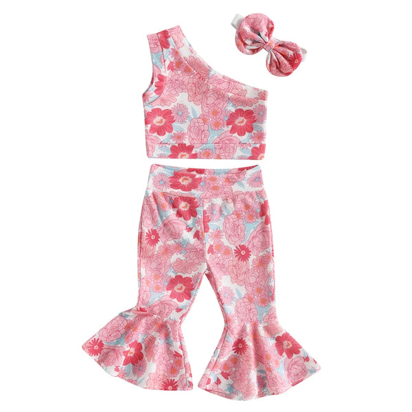 Groovy Baby Floral Outfit for Baby, Toddler & Little Girls