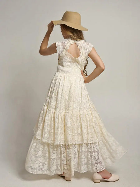 The Maggie Lace Sleeveless Maxi Dress