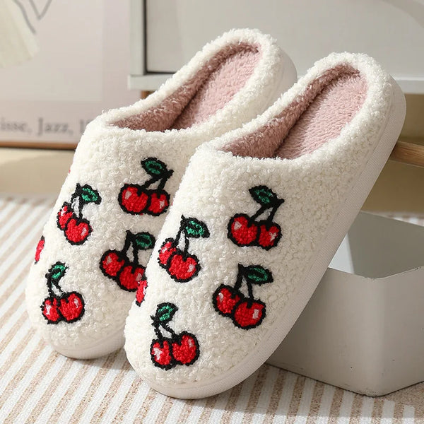 Cozy Fruit Slippers for Women & Tweens