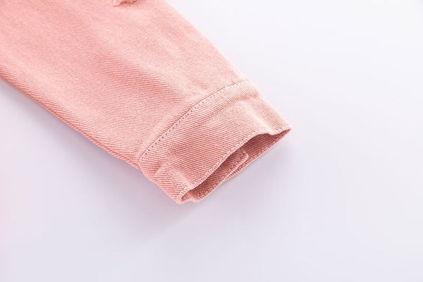 Pink Rainbow Sparkle Jean Jacket for Girls