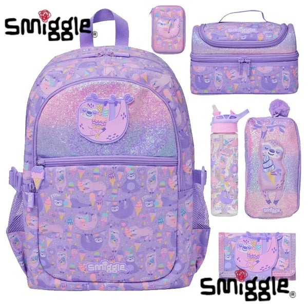 Smiggle® Slothing Around Sparkly Large Capacity Backpack & Accessories