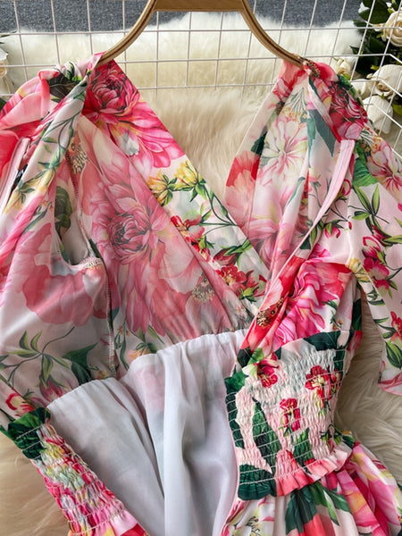 The Hera Floral Maxi Dress for Women-EXTENDED SIZES