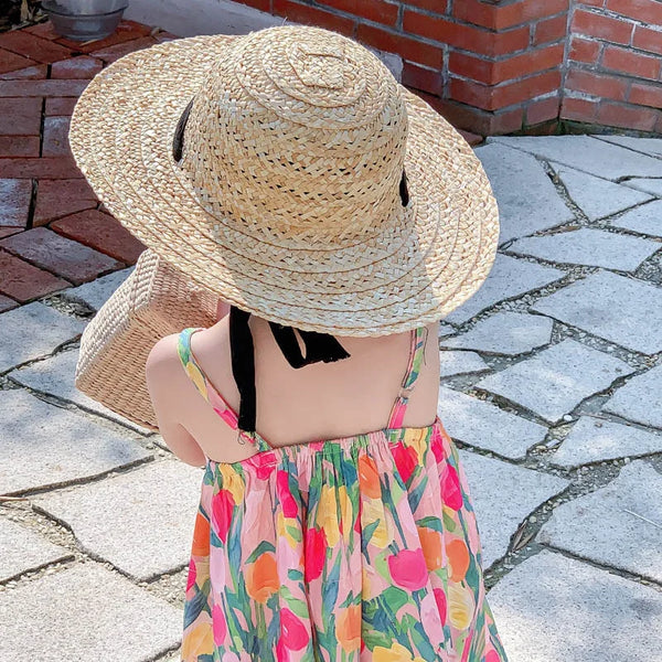 Tulip Field Spaghetti Strap Dress for Toddler & Little Girls