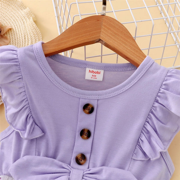 The Alexandra Flutter-Sleeve Butterfly Dress