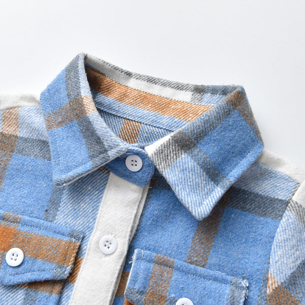 Girls Classic Plaid Shacket for Babies, Toddlers, Girls & Tweens
