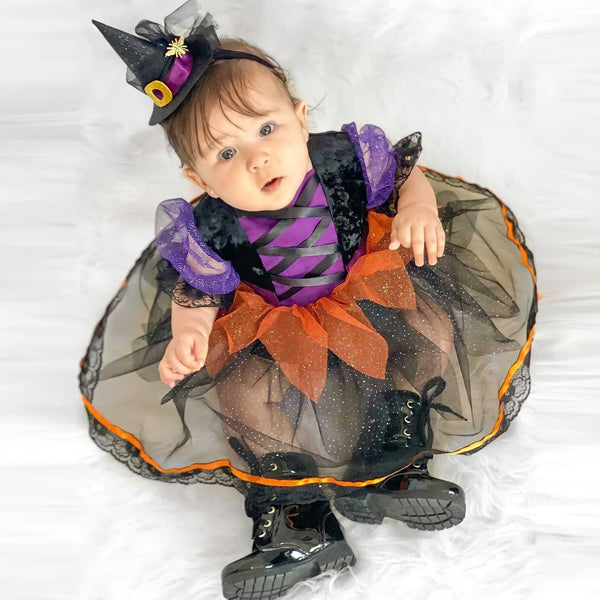 Sparkly Witch Costume for Baby Girls