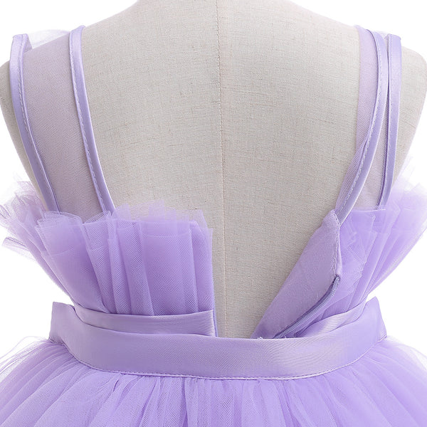Dakota High Low Formal Ball Gown for Girls with Detachable Train