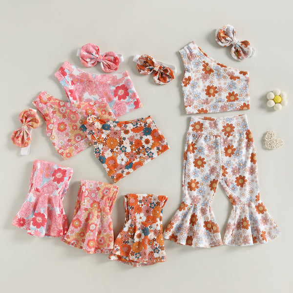 Groovy Baby Floral Outfit for Baby, Toddler & Little Girls