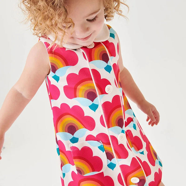 It's All Love Groovy Shift Dress for Little Girls