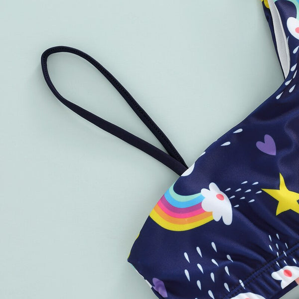 The Rainbow & Clouds 2-Piece for Little Girls