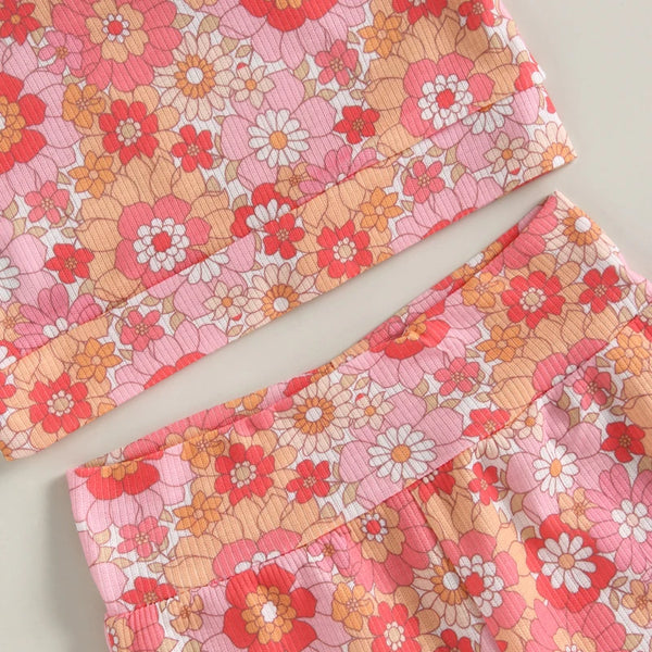 Groovy Baby Floral Outfit for Baby, Toddler & Little Girls