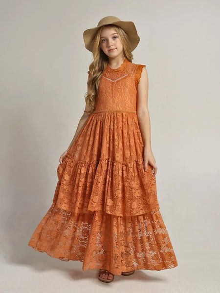 The Maggie Lace Sleeveless Maxi Dress