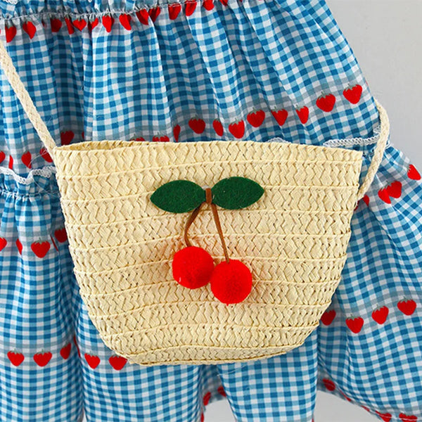 Cheery Cherry Dress with Matching Purse