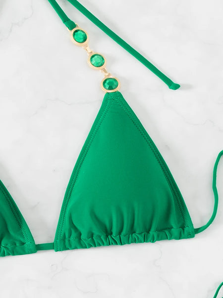 Bellissima Green Bikini for Women