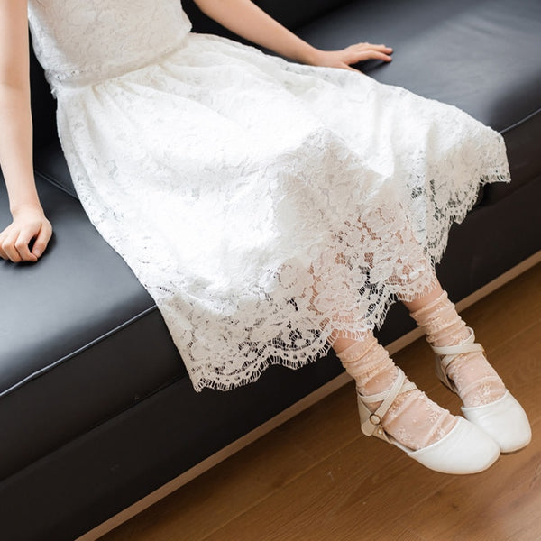 The Mylie Lace Top & Skirt Set for Tween Girls