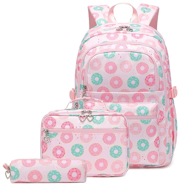 Girls' Yummy Donuts Backpack Set