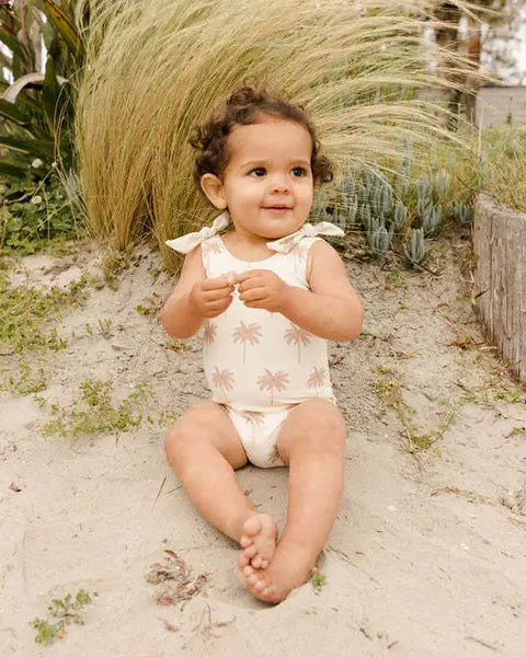 Adorable Me Neutral Palm Tree One Piece Swimwear for Baby, Toddler & Little Girl