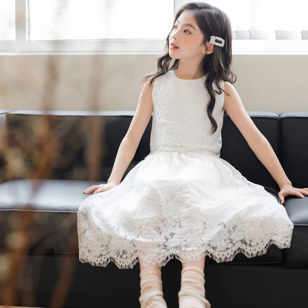 The Mylie Lace Top & Skirt Set for Tween Girls