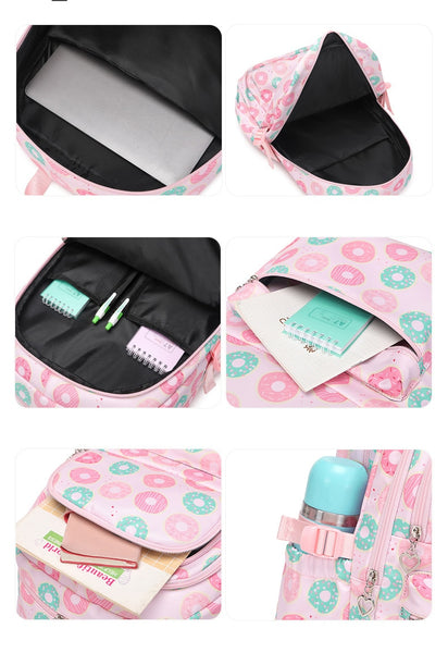 Girls' Yummy Donuts Backpack Set