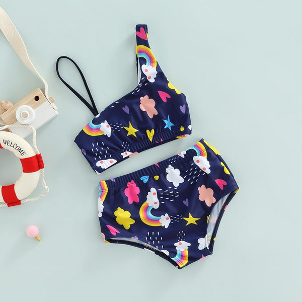 The Rainbow & Clouds 2-Piece for Little Girls
