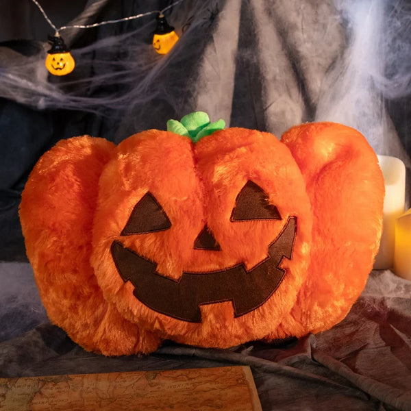 Fluffy Pumpkin Backpack Bag