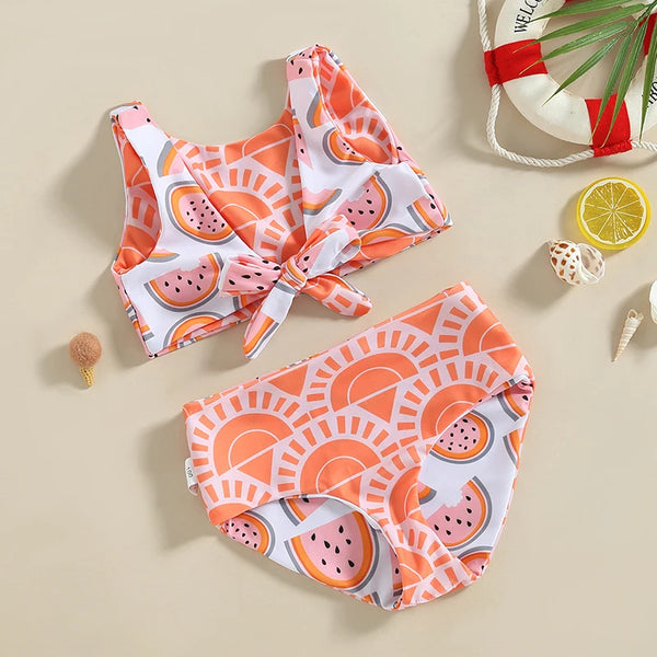 Sunny Melon Reversible Two-Piece for Baby & Little Girls