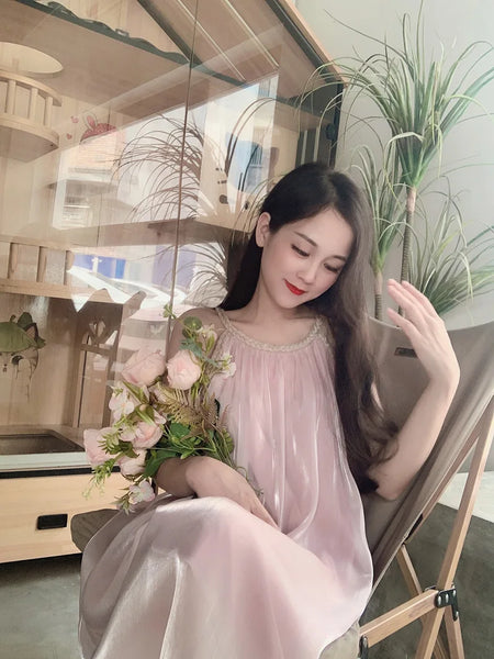 Mommy & Me Matching Dresses: Golden Rope Sleeveless Chiffon Dress