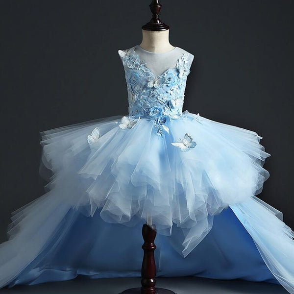 The Bella Blue Butterfly Dress