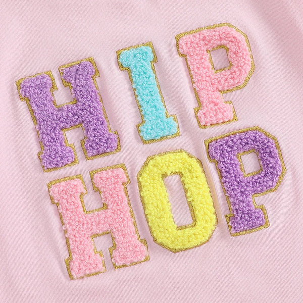 "Hip Hop" Pastel Rainbow Outfit for Toddlers & Little Girls