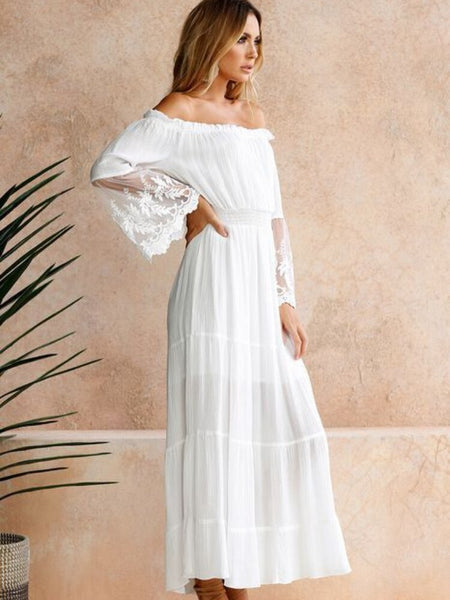 The Ruth Long Lace Maxi Dress for Tween Girls