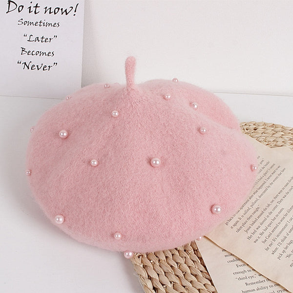 Pearl Beret for Little Girls