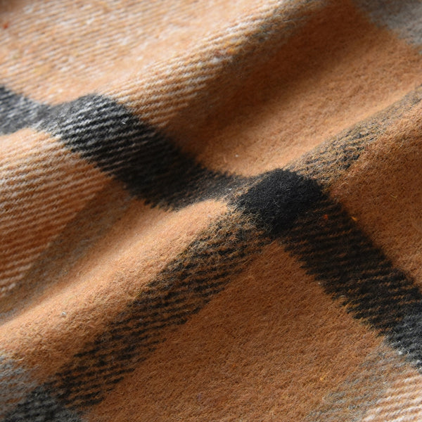 The Hooded Plaid Shacket for Baby & Girls
