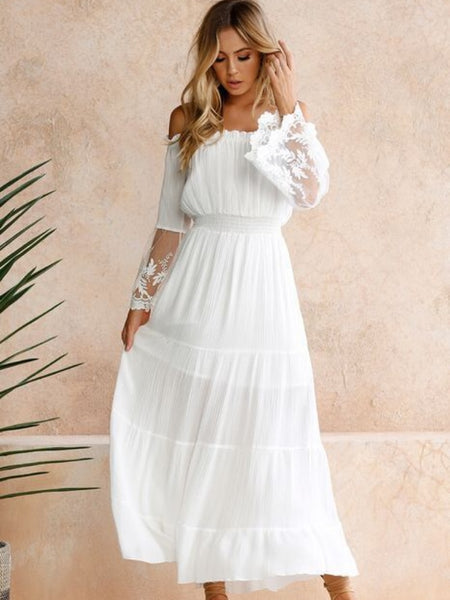The Ruth Long Lace Maxi Dress for Tween Girls