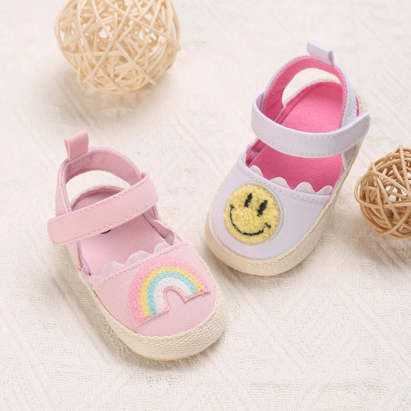 Smiley Face Sandal for Baby Girls