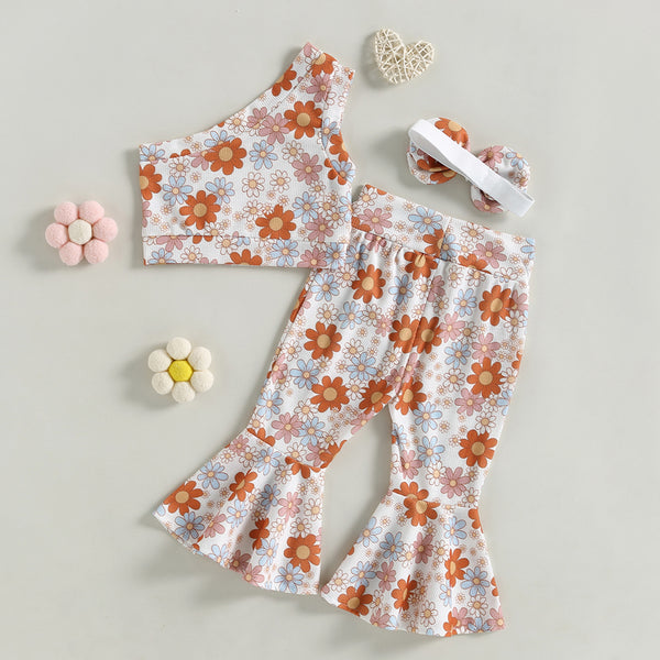Groovy Baby Floral Outfit for Baby, Toddler & Little Girls