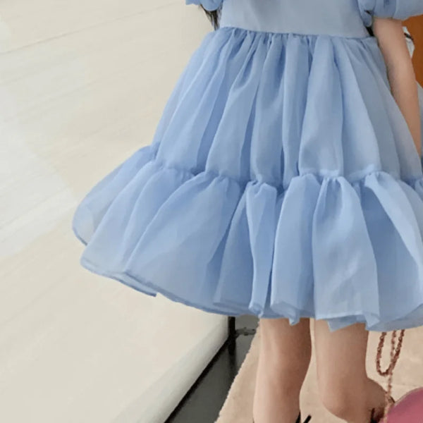 The Adele Blue Party Dress