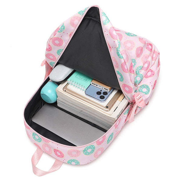 Girls' Yummy Donuts Backpack Set